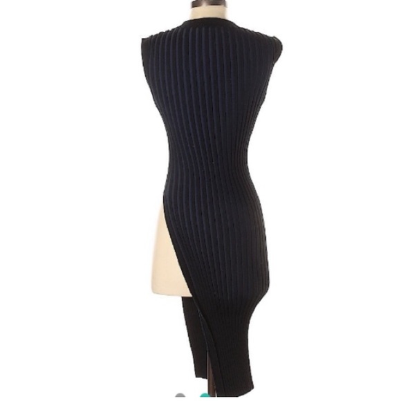 Opening Ceremony BLUE/BLACK NWOT Asymmetrical Knit Tunic - Picture 4 of 9